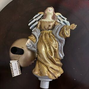 McKenzie-Childs Angel (can be a tree topper or has base to be used as a statue